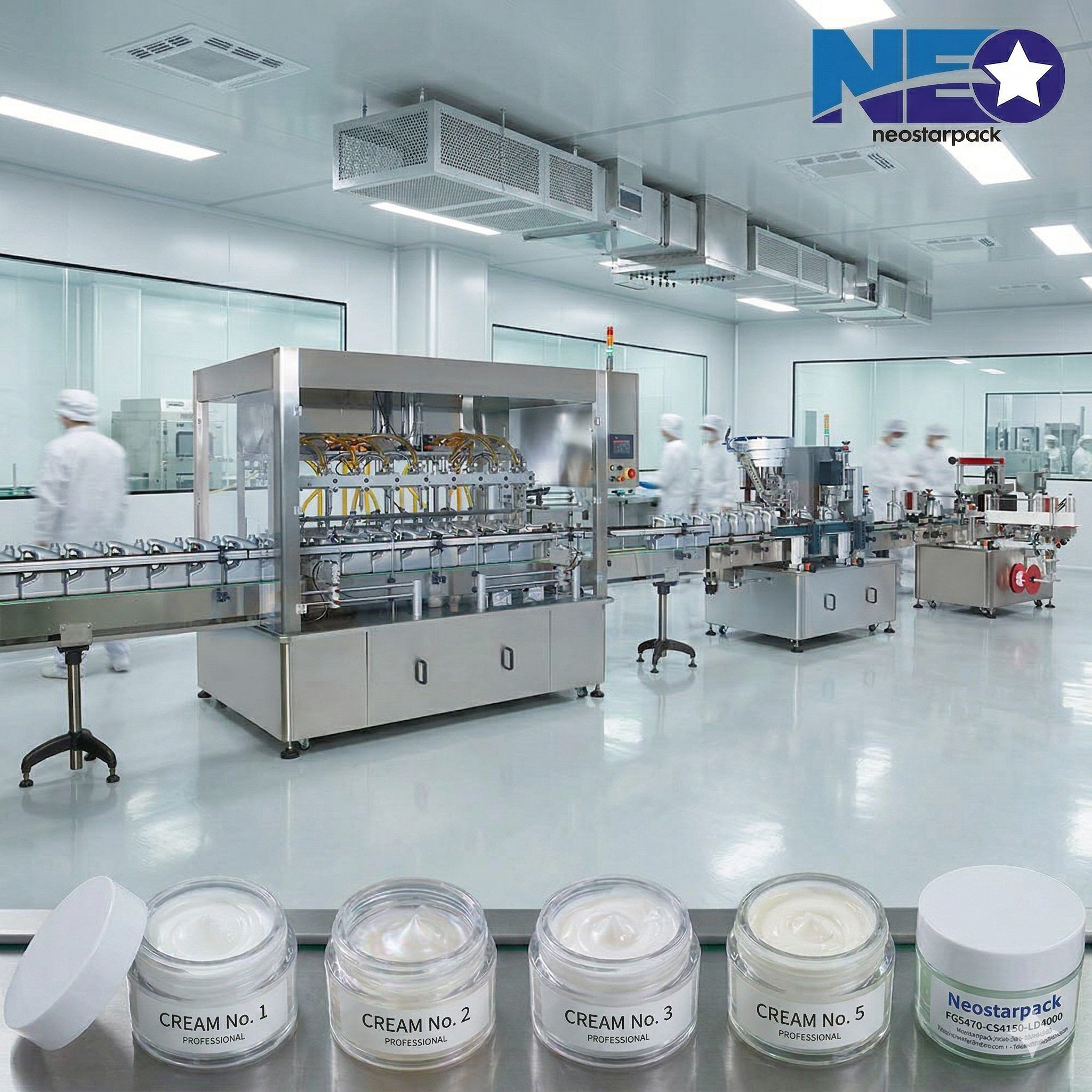 facial cream filling machine